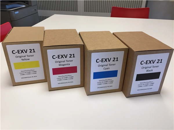 Een Toner set Canon C-EXV21 4 stuks koop je bij VDP Office